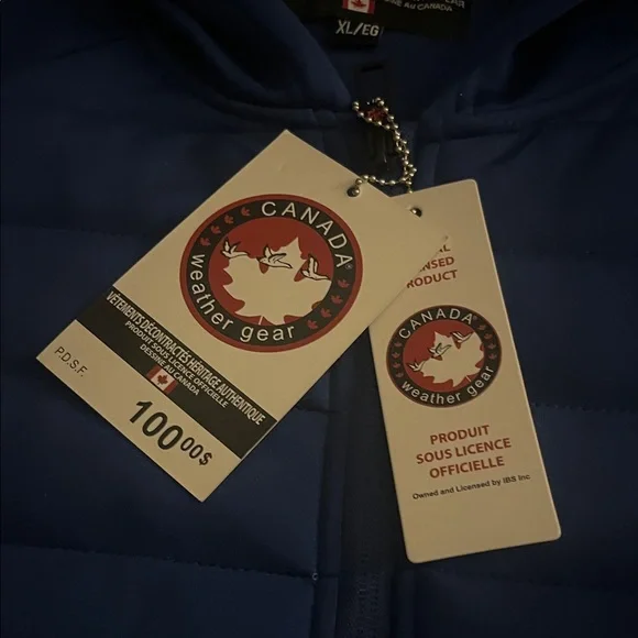 Women's Blue Ski Jacket with Hood - Picture 6 of 6